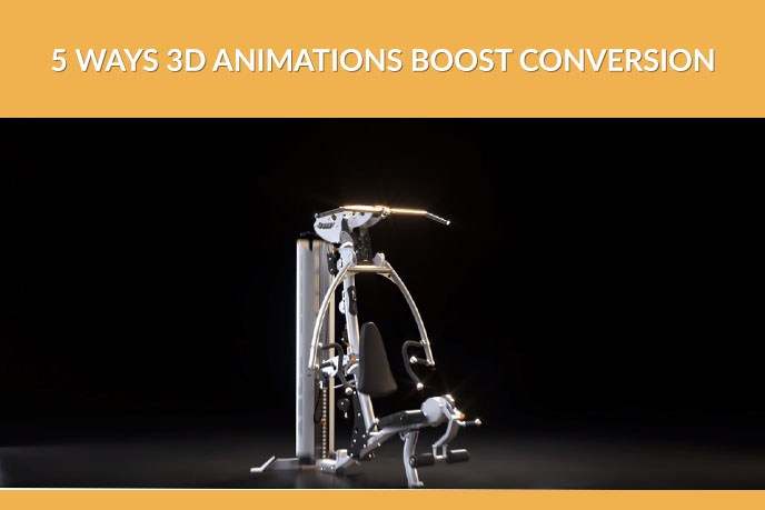 Photoreal 3D Model Of A High-End Workout Machine