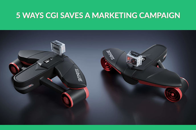 3D Product Model Of A Camera Drone