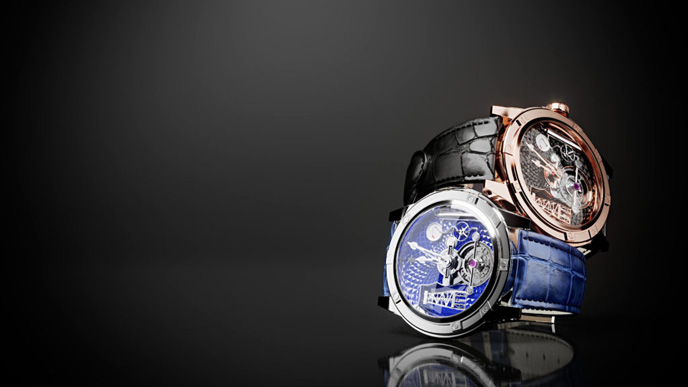 3D Watches Colorways for Instagram Marketing