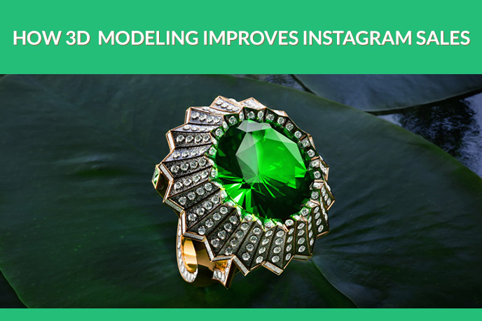 3D Jewelry Modeling for an Instagram Marketing Campaign