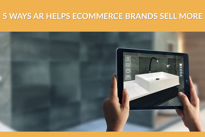 Person Using AR App on a Tablet to Visualize Furniture