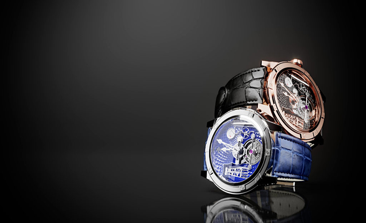 3D Product Visualization of a Pair of Watches